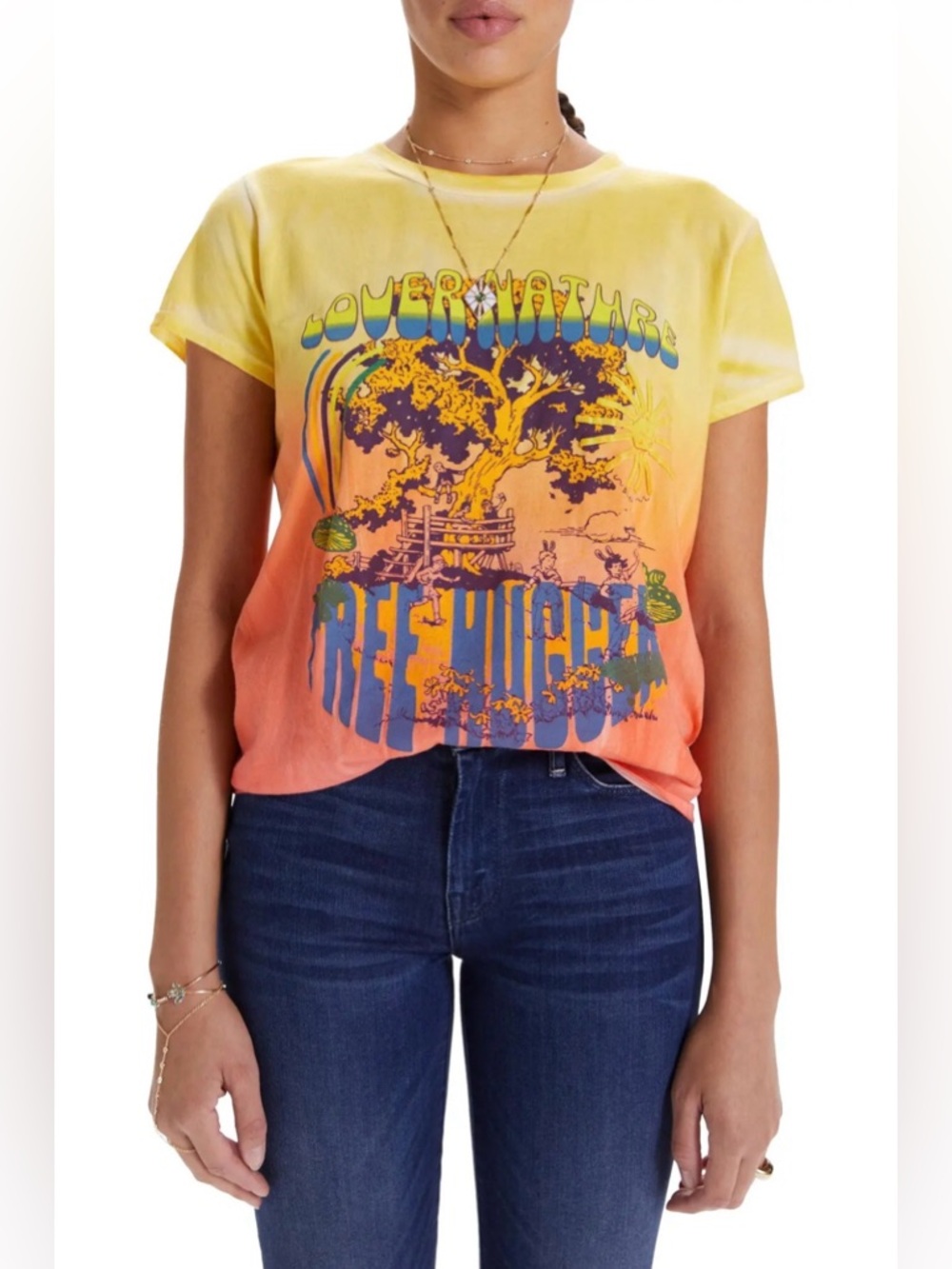 MOTHER The Boxy Goodie Goodie Supima Cotton Tee